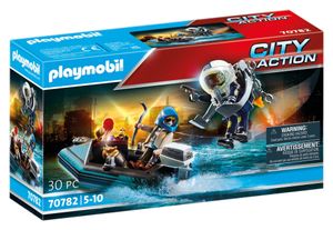 PlaymobillÂ® City Action 70782 politiejetpack arrestatie van de kunstdief