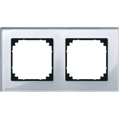 Merten 489260 Afdekking Frame M-Plan, System M Zilver 1 stuk(s)