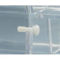 Koppelstuk voor folderbakken