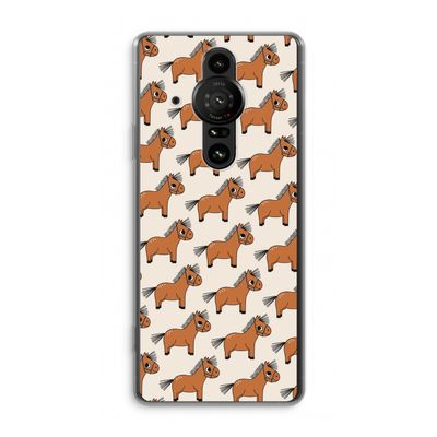 Pony: Sony Xperia Pro-I Transparant Hoesje