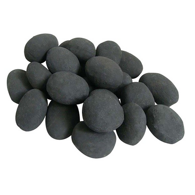 Keramische stenen 24 stuks - zwart
