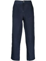 Avant Toi straight-leg hemp trousers - Bleu