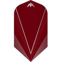 Mission Shades Dart Flights - Slim - Red