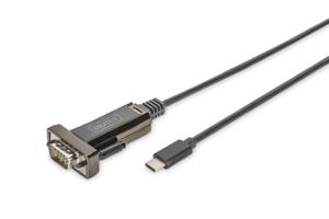 Digitus USB 2.0 Adapter [1x Serieel 9-polig - 1x USB-C stekker] DA-70166 1.00 m