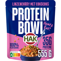 HAK Linzencurry Protein Bowl 555g bij Jumbo