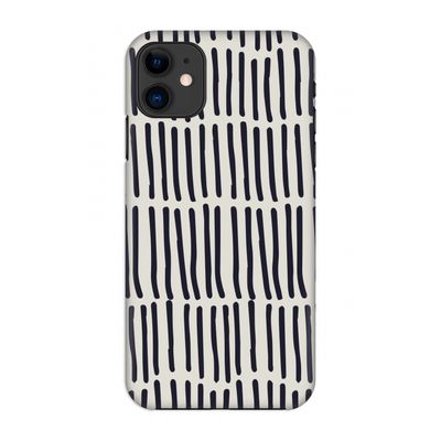 Moroccan stripes: Volledig geprint iPhone 11 Hoesje