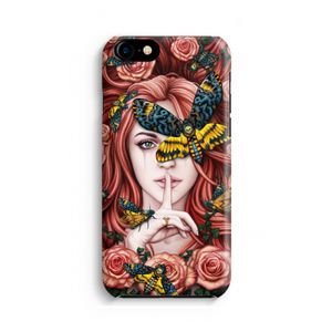 Lady Moth: iPhone 8 Volledig Geprint Hoesje