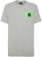 Plein Sport t-shirt en coton à patch logo - Gris