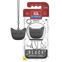 Auto luchtverfrisser Dr Marcus COSMIC CAT BLACK black Plastic