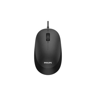 Muis met Kabel en Optische Sensor Philips SPK7207BL/00 1200 DPI Zwart