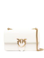 PINKO sac à bandoulière Love Classic en cuir - Blanc