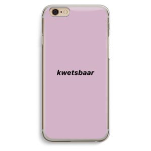 kwetsbaar: iPhone 6 / 6S Transparant Hoesje