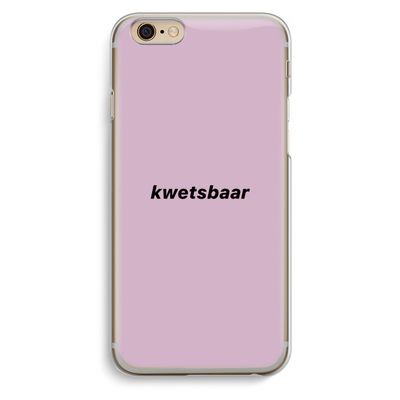 kwetsbaar: iPhone 6 / 6S Transparant Hoesje
