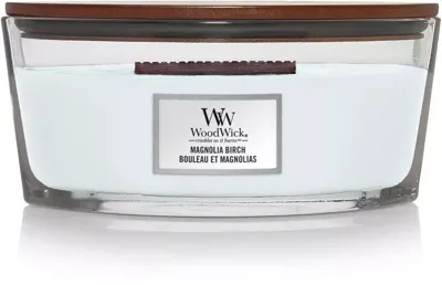 WoodWick ellipse candle magnolia birch