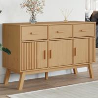 Dressoir OLDEN 114x43x73,5 cm massief grenenhout bruin - thumbnail