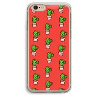 Mini cactus: iPhone 6 Plus / 6S Plus Transparant Hoesje