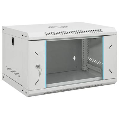 VidaXL Netwerkkast wandgemonteerd 6u 19" ip20 53x40x30 cm