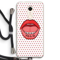 Yolo Denise: Xiaomi Redmi 5 Transparant Hoesje met koord