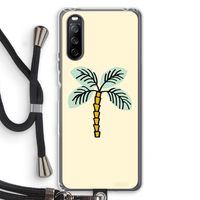 Palmboom: Sony Sony Xperia 10 III Transparant Hoesje met koord