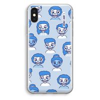 Gezichtjes: iPhone XS Transparant Hoesje