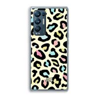 Leopard pattern: Oppo Find X3 Neo Transparant Hoesje
