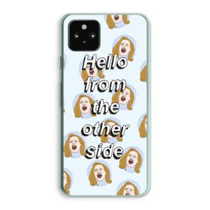 Hello: Google Pixel 5a 5G Transparant Hoesje