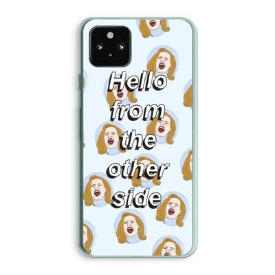 Hello: Google Pixel 5a 5G Transparant Hoesje