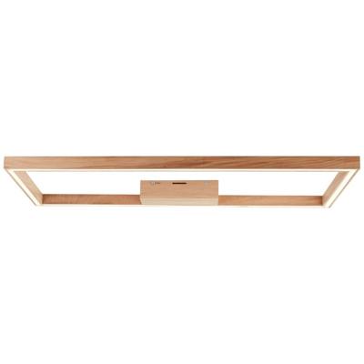 Brilliant Houten plafondlampDelgrosso met led - G99431/35