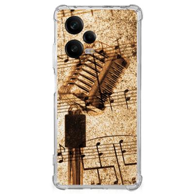 Xiaomi Redmi Note 12 Pro Anti-shock Hoesje met foto Bladmuziek Xiaomi Redmi Note 12 Pro Anti-shock Hoesje met foto Bladmuziek