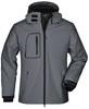 James & Nicholson JN1000 Men´s Winter Softshell Jacket - /Carbon - 3XL