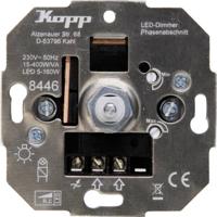 Kopp 844600004 Dimmer (inbouw) Geschikt voor lampen: Gloeilamp, Halogeenlamp, LED-lamp Grijs