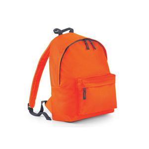 School/sport rugtas met voorvak - oranje - Rugzak vrije tijd - Schooltas - Gymtas - 18 Liter