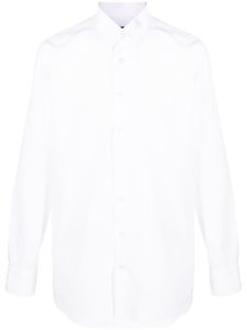 Lardini chemise en coton à boutonnière - Blanc