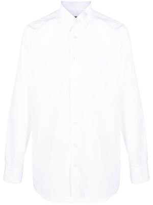 Lardini chemise en coton à boutonnière - Blanc