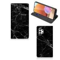 Samsung Galaxy A32 4G | A32 5G Enterprise Editie | Standcase | Marmer Zwart - Origineel Cadeau Vader