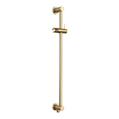 Glijstang Brauer Gold Edition met Geïntegreerde Wandaansluitbocht Geborsteld Goud