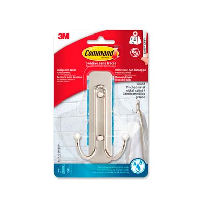Haak voor ophanging 3M 1,8 kg Zilverkleurig Metaal (1 Stuks)