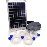 Luchtpomp - UBBINK - AirSolar 600 - Debiet 600 l/u - 5 diffusers - 12V zonnepaneel