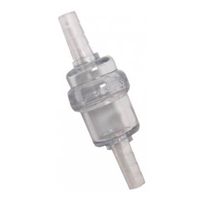 Benzinefilter universeel rond 6 mm.