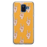 Rock: Samsung Galaxy A6 (2018) Transparant Hoesje Rock: Samsung Galaxy A6 (2018) Transparant Hoesje