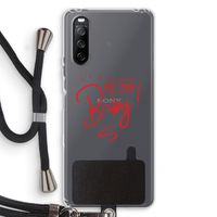 Not Your Baby: Sony Sony Xperia 10 III Transparant Hoesje met koord