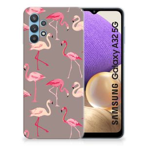 Samsung Galaxy A32 5G TPU Hoesje Flamingo