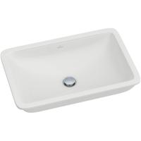 Villeroy & Boch Loop en Friends onderbouwwastafel 61.5x39cm met overloop zonder kraangat ceramic+ wit 616320R1