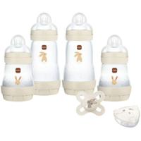 Geboortedoos - MAM - 4 Flessen + 1 Fopspeen + 1 Doseerdoos - Zand