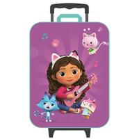 Gabby's Dollhouse Gabby's dollhouse trolley 45.5x33x21 cm paars/blauw Gabby's Dollhouse Gabby's dollhouse trolley 45.5x33x21 cm paars/blauw