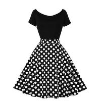 50s a-lijn jurk retro vintage jaren 50 swing jurk flare jurk dameskostuum vintage cosplay casual dagelijkse jurk Lightinthebox