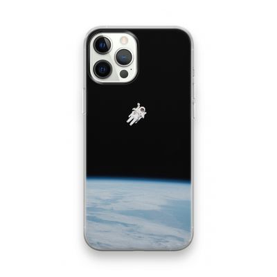Alone in Space: iPhone 12 Pro Transparant Hoesje