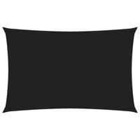 Zonnescherm rechthoekig 3x6 m oxford stof zwart - thumbnail
