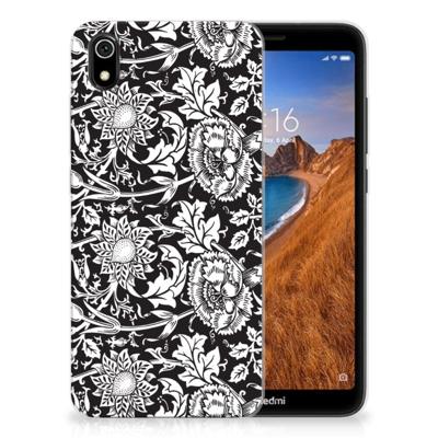 Xiaomi Redmi 7A | TPU Case | Black Flowers Xiaomi Redmi 7A | TPU Case | Black Flowers