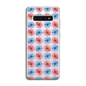 Klaproosjes: Samsung Galaxy S10 4G Transparant Hoesje